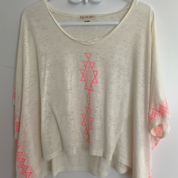 Billabong poncho T-shirt. Size small - Picture 1 of 4
